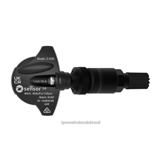 Sensor tpms de substituição do motor ssangyong oe - oe p/n 4199035000 freq 433mhz TPMS sensor sales R42PD918 haste de válvula metálica - preta